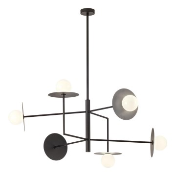 Redo 01-2734 - Chandelier on a pole PLATO 6xG9/10W/230V black