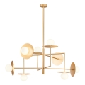 Redo 01-2735 - PLATO Rod Chandelier 8xG9/10W/230V, Gold