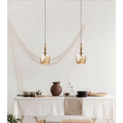 Redo 01-2740 - Chandelier on a string TOLL 1xE27/42W/230V bronze