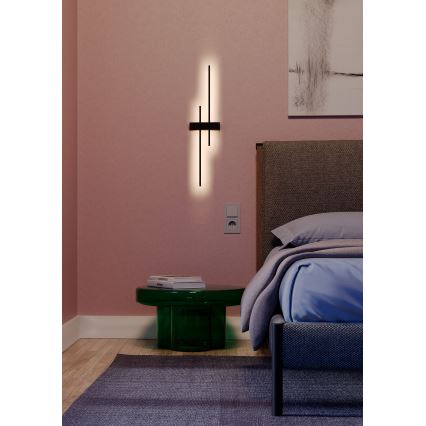 Redo 01-2745 - TANGENT LED Wall Light, 13W/230V, CRI 90, Black