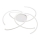 Redo 01-2748 - LED Dimmable ceiling light ALIEN LED/75W/230V 3000K d. 90 cm white