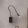 Redo 01-2755 - LED Flexible small lamp WALLIE LED/3W/230V USB CRI 90 black