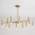 Redo 01-2774 - Chandelier on a pole RAYEN 12xG9/10W/230V bronze