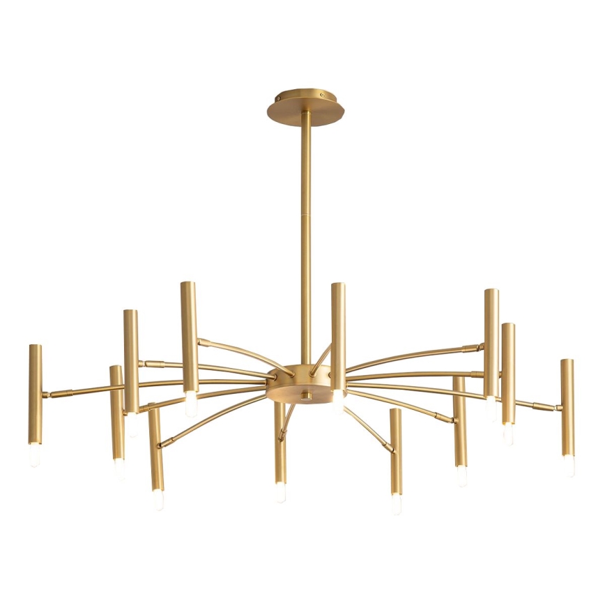 Redo 01-2774 - Chandelier on a pole RAYEN 12xG9/10W/230V bronze