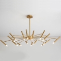 Redo 01-2776 - Chandelier on a pole RAYEN 16xG9/10W/230V bronze