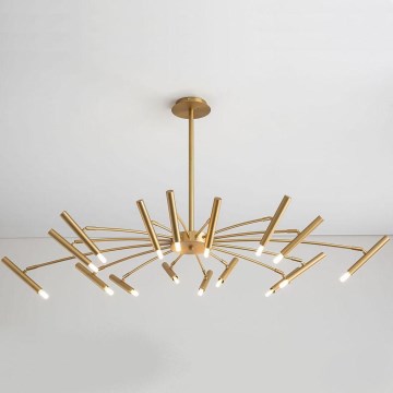 Redo 01-2776 - Chandelier on a pole RAYEN 16xG9/10W/230V bronze