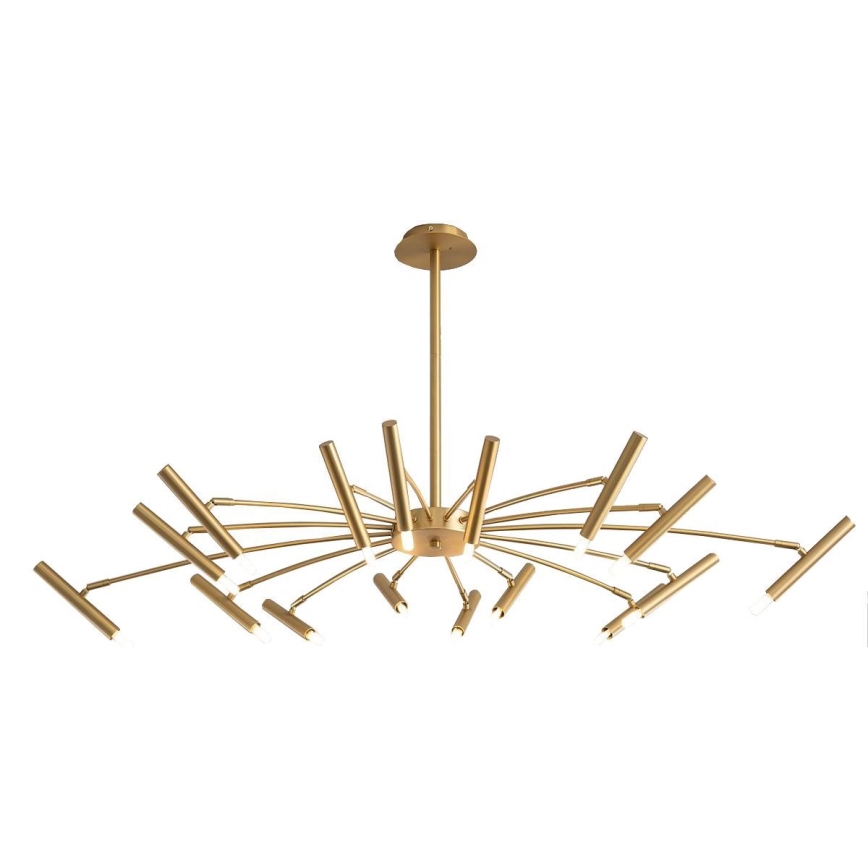 Redo 01-2776 - Chandelier on a pole RAYEN 16xG9/10W/230V bronze