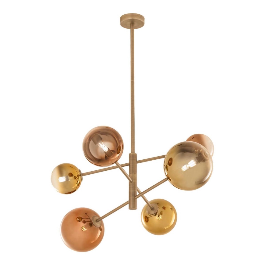 Redo 01-2779 - Chandelier on a pole ROY 5xG9/10W/230V