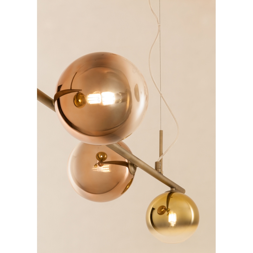 Redo 01-2779 - Chandelier on a pole ROY 5xG9/10W/230V