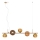 Redo 01-2780 - Chandelier on a string ROY 6xG9/10W/230V