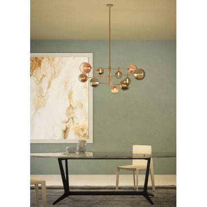 Redo 01-2781 - Chandelier on a pole ROY 10xG9/10W/230V