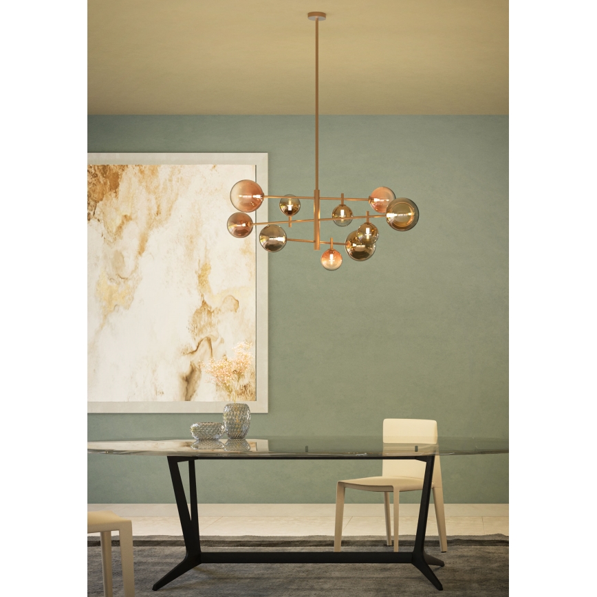 Redo 01-2781 - Chandelier on a pole ROY 10xG9/10W/230V