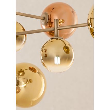 Redo 01-2781 - Chandelier on a pole ROY 10xG9/10W/230V