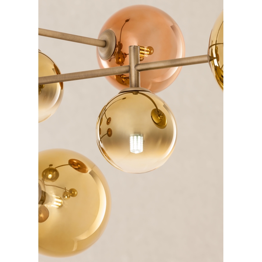 Redo 01-2781 - Chandelier on a pole ROY 10xG9/10W/230V