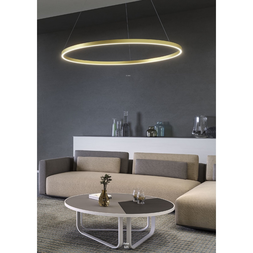 Redo 01-2891 - LED Dimmable chandelier on a string FEBE LED/62W/230V black