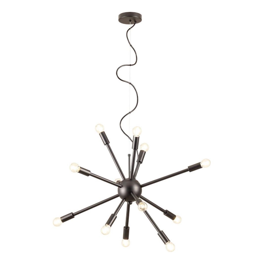 Redo 01-2934 - Cable-hung chandelier STELLAR 12xE14/25W/230V black