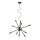 Redo 01-2934 - Cable-hung chandelier STELLAR 12xE14/25W/230V black