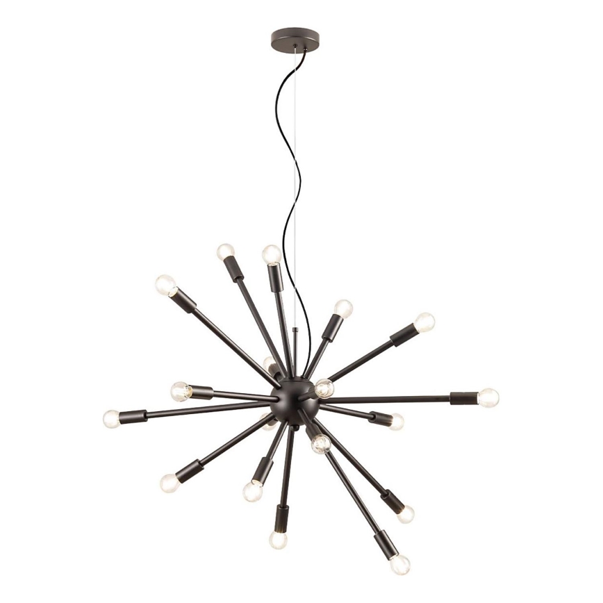 Redo 01-2936 - Chandelier on a string STELLAR 18xE14/25W/230V black