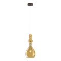 Redo 01-2937 - AMBIX cable pendant light 1xE27/42W/230V Ø 18 cm gold
