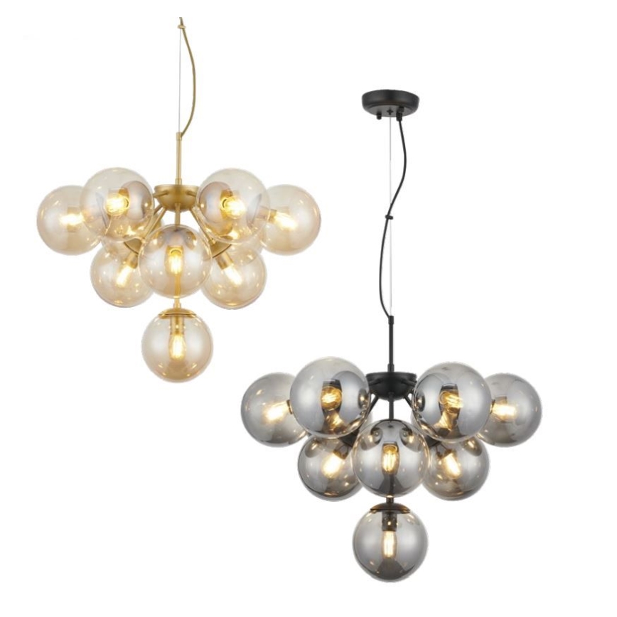 Redo 01-2940 - Chandelier on a string AGAPE 10xE14/28W/230V gold