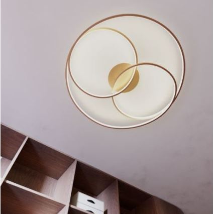 Redo 01-2973 - LED Ceiling light CENTRIX LED/92W/230V bronze