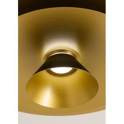 Redo 01-3001 - FARGO LED pendant light on cable LED/16.5W/230V CRI 90, dia. 50 cm, black/gold