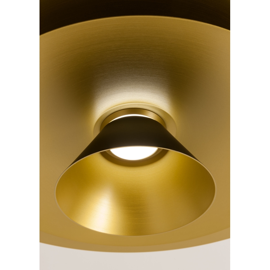 Redo 01-3001 - FARGO LED pendant light on cable LED/16.5W/230V CRI 90, dia. 50 cm, black/gold