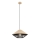 Redo 01-3007 - GRILL cable-hung pendant lamp 1xE27/42W/230V Ø 39,6 cm black/beige