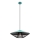 Redo 01-3010 - GRILL Cable Pendant Light 1xE27/42W/230V Ø 49.5 cm Black/Turquoise