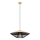 Redo 01-3011 - Cable-suspended pendant GRILL 1xE27/42W/230V, Ø 49.5 cm, black/beige