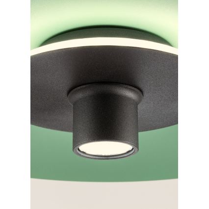 Redo 01-3019 - LARS LED cable pendant LED/14W/230V + LED/10W Ø 60 cm CRI 90 green