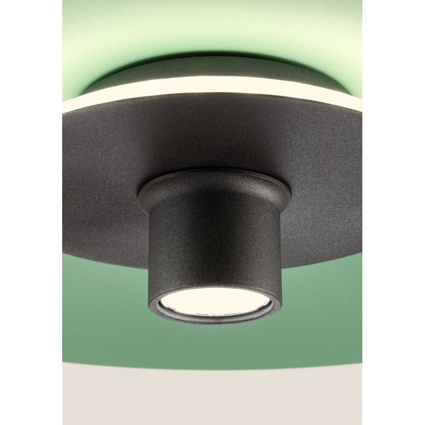 Redo 01-3019 - LARS LED cable pendant LED/14W/230V + LED/10W Ø 60 cm CRI 90 green