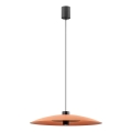 Redo 01-3020 - Cable-suspended LED pendant LARS LED/14W/230V + LED/10W diam. 60 cm CRI 90 orange