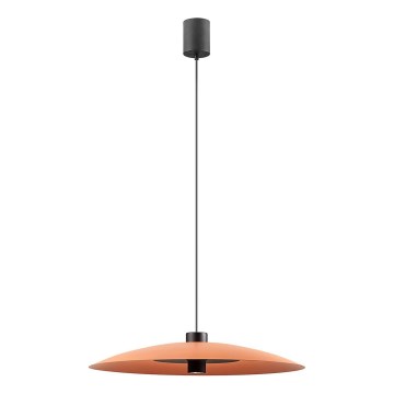 Redo 01-3020 - Cable-suspended LED pendant LARS LED/14W/230V + LED/10W diam. 60 cm CRI 90 orange
