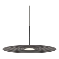 Redo 01-3047 - LAKE cable-suspended LED pendant, 13W/230V, CRI 90, Ø 50 cm, black