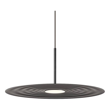Redo 01-3047 - LAKE cable-suspended LED pendant, 13W/230V, CRI 90, Ø 50 cm, black