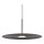 Redo 01-3047 - LAKE cable-suspended LED pendant, 13W/230V, CRI 90, Ø 50 cm, black