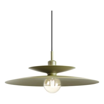 Redo 01-3050 - GUNNAR pendant lamp on cable 1xE27/42W/230V, Ø 50 cm, green