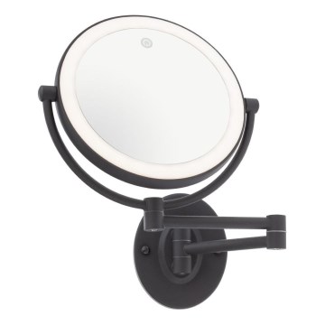 Redo 01-3088 - LED Dimmable touch cosmetic mirror SELFIE LED/7W/230V 3000/4000/6000K black