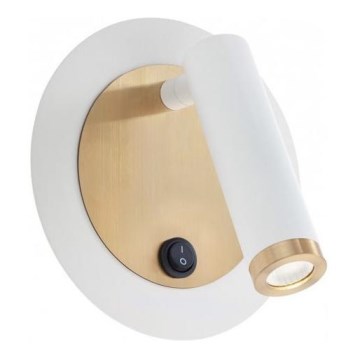 Redo 01-3089 - LED Wall spotlight CLOSER LED/6W/230V white