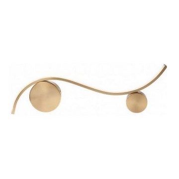 Redo 01-3109 - LED Wall light WAVE LED/9W/230V brass