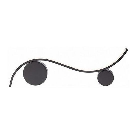 Redo 01-3110 - LED Wall light WAVE LED/9W/230V black