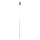 Redo 01-3115 - LED Chandelier on a string TABOO LED/9W/230V brass
