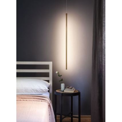 Redo 01-3115 - LED Chandelier on a string TABOO LED/9W/230V brass