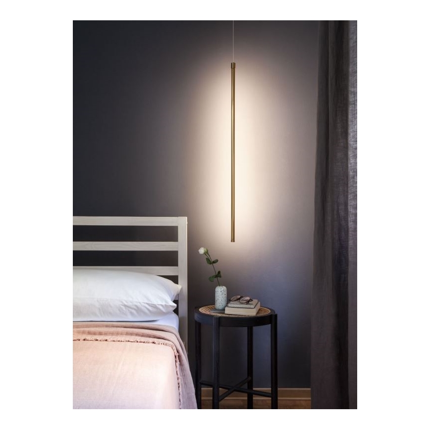 Redo 01-3115 - LED Chandelier on a string TABOO LED/9W/230V brass