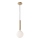 Redo 01-3130 - Chandelier on a string HAIKU 1xE14/28W/230V d. 15 cm brass