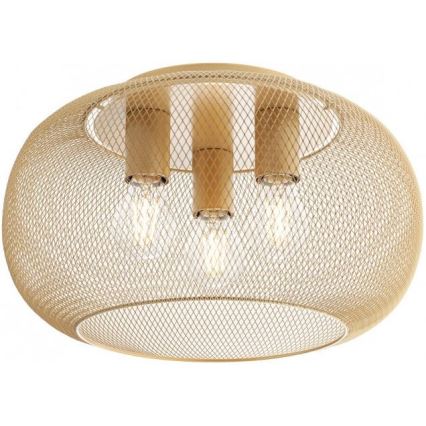 Redo 01-3139 - Ceiling light CROKET 3xE27/42W/230V d. 40 cm gold