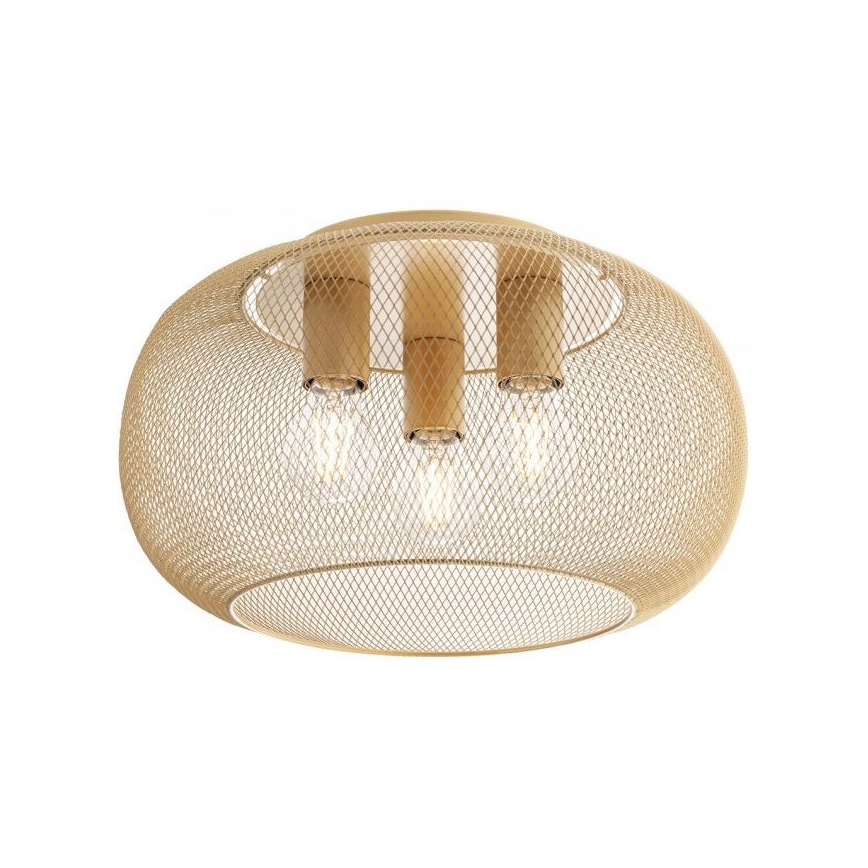 Redo 01-3139 - Ceiling light CROKET 3xE27/42W/230V d. 40 cm gold