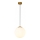 Redo 01-3153 - Chandelier on a string BOWLING 1xE27/42W/230V gold