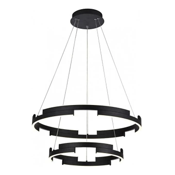 Redo 01-3179 - LED Dimmable chandelier on a string CASTLE LED/60W/230V black